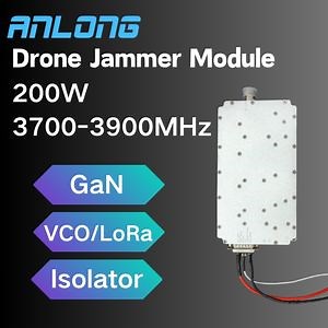 [Hot Item] 3700-3900MHz RF Power Amplifier Anti Drone Module Backpack Vehicle Mounted Jammer