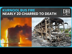 Kurnool Bus Fire Tragedy: 20 Dead After Hyderabad–Bengaluru Bus Catches Fire in Andhra Pradesh