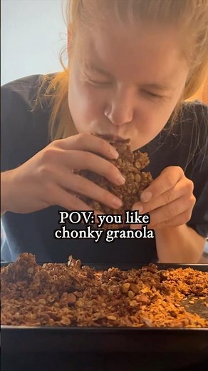 the chonkiest protein granola 🤤