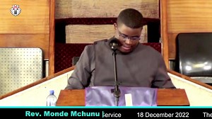 SUNDAY SERVICE -18 Dec 2022 Sermon by Rev. Monde Mchunu Theme: Anticipating the sign of God | WESLEY GUILD (SA)