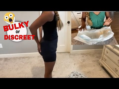 How to DRESS DISCREETLY Wearing ADULT DIAPERS (LivDry)| Get Ready With Me Bulky Or Discreet?