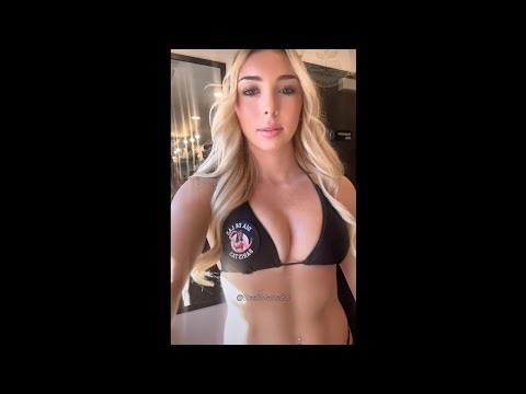 Beautiful Bikini Barista Serving Coffee | Chill Cafe Vibes ☕🌴