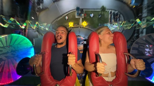 2K views | Colby & Jasmine | Slingshot & Vomatron at Indy Speedway | Facebook