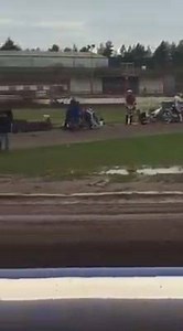 Our very own No7 Tom Bacon blowing off the cobwebs today | Peterborough Panthers Speedway