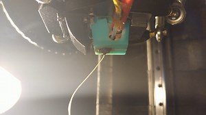 Smoke comming from nozzle even after drying filament