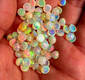 Natural Ethiopian Opal Round Cabs