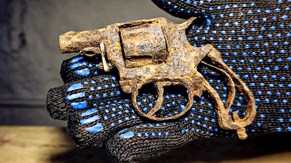 From Dirt to Perfection Restoring an 1882 British Bulldog Revolver Found Underground