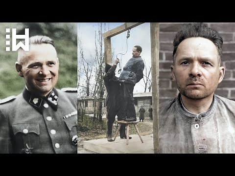 Public Execution of Nazi Commandant of Auschwitz Whom Angry Crowd Almost Tore to Pieces- Rudolf Höss
