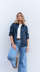 3.7K views · 18 reactions | Warning: these jeans may cause double takes. Wear responsibly. #denim #denimjeans #widelegjeans #croppedjeans #flarejeans #denimstyle #denimdays | adrift | Facebook