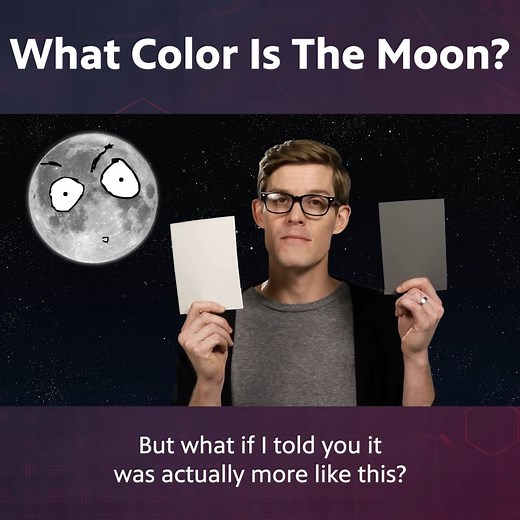 531K views · 2.6K reactions | What Color Is The Moon?  | Be Smart | Facebook
