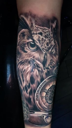 Unique Realistic Tattoo Ideas for Night Owls