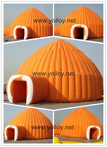 [Hot Item] Portable Inflatable Air Dome Tents Inflatable Yurt