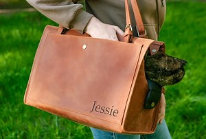 Soft Sided Dog Tote Bag With Ventilation, Stylish Pet Travel Carrier, Lightweight Handbag for Small Dogs, Airplane Dog Bag, Cat Carrier Bag - Etsy