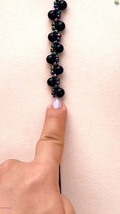DIY Beautiful Beaded Macrame Bracelet 🖤🖤 | Wedding Decoration Ideas