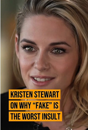 Kristen Stewart reflects on how, in a world in which life is constantly performed on social media, being called “fake” has become one of the harshest insults: