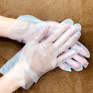 [Hot Item] Custom Eco-Friendly Biodegradable TPE Disposable Gloves