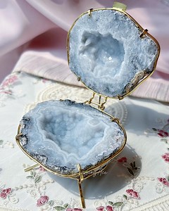 Natural Crystal Geode Ring Boxes, Geode Agate Jewelry Box, Wedding Ring Box, Engagement Ring Box, Ring Display Holder 1PC - Etsy