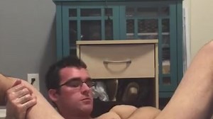 Home alone playing with toys