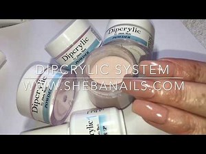 Sheba Nails Dipcrylic Dipping Powder SystemTutorial