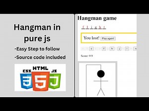 Hangman Game using only JavaScript