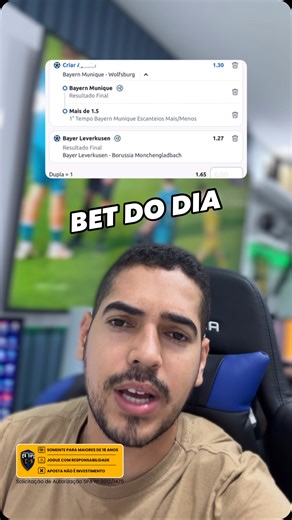 Thales Cardoso on Instagram: "Do dia   +18 JOGUE COM RESPONSABILIDADE  ❌ Aposta não é investimento ❌ #publicidade #palpites #futebol #palpitesdefutebol #apostasesportivas"