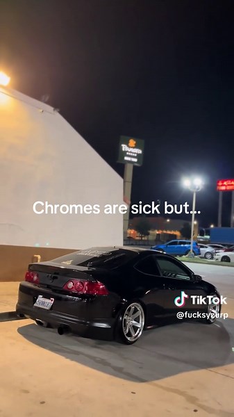 Acura RSX: Ghostly Untraceable Vibe with Chrome Wheels