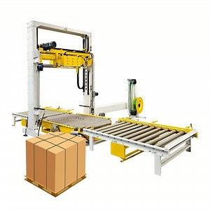 [Hot Item] Industry Fully Automatic Vertical Pallet Strapping Machine with Top-Seal
