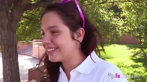 Alba, 18yo, and her first anal