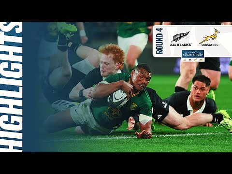 NEW ZEALAND v SOUTH AFRICA | The Rugby Championship 2025 | Round 4