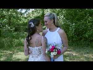 Lesbian Wedding | Two brides: Alyssa + Torie 🏳️‍🌈💍#lesbianwedding #LGBTWedding #lesbian #lgbt