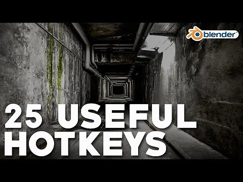 25 Useful Hotkeys & Shortcuts for Blender!