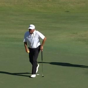 Fred Couples was dialed in during Round 2 of SAS Championship. He moved into position to snag his first win in five years. | PGA TOUR Champions