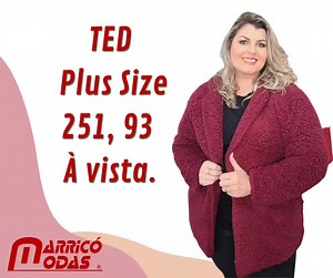 15 reactions | TED plus size De R$ 359.00 Por R$ 251,93 Consulte...