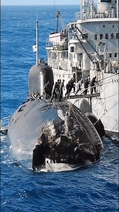 The Soviet freighter SS Bratstvo was holed in a collision with the Victor I–class submarine K-53 on 18 September 1984, an incident that left the submarine with a severely damaged bow and forced it to divert to Tunisia for urgent repairs.🕊⚓ | History Vault Archives