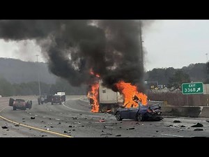 3 dead after driver takes off from traffic stop, crashes head-on with tractor-trailer on I-75