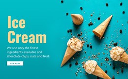 Ice cream flavors - Html Code Example by Nicepage