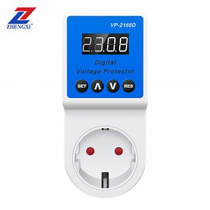 [Hot Item] 230V Voltage Protector Socket 16A Power Surge Protector EU Plug for Refrigerator