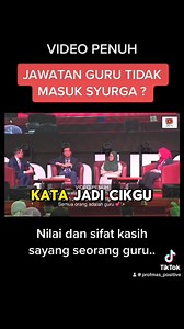FULL VIDEO: Selamat Hari Guru 2024. Jawatan Guru tidak masuk syurga.. yang masuk syurga ialah nilai dan sifat seorang guru. Semua orang adalah guru.. #psikologi #psikologiindonesia #profmas #guru #selamathariguru #foryoupage | Prof MAS Positive
