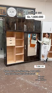 8.3K reactions · 131 shares | El clásico que nunca falla 﫡 Ropero de 4 puertas de madera nacional, es este color precioso 﫠殺 Yo debo confesar, que AMO este color ‍‍‍ #muebleria #muebles #paraguay #roperos #mueble #mueblesmodernos #ropero #madera #mueblesdemadera #mueblerias | LD Muebles y Camas Py | Facebook