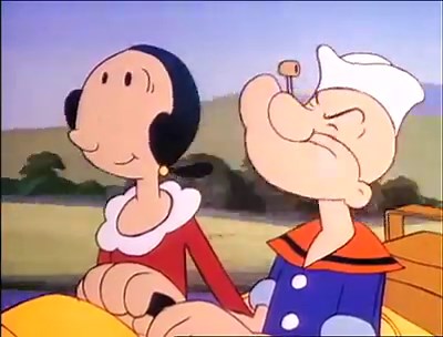 Chicken?! Who is that bike bully Bluto callin' a chicken?! #Popeye #PopeyeandFriends #Motorcycle #Bikes #Bullies #Picnic #Driving #Cliffs #Chicken #OliveOyl #OliveOylLoves #RoadRace #Bluto | Popeye