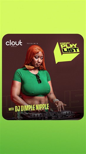 Clout Africa on Instagram: "Clout Africa presents FRIDAY PLAYLIST with the gorgeous @djdimplenipple x Clout Band! 🚀✨ Every Friday, Clout Africa links up with top Afrobeats DJs to curate the hottest playlist, packed with the freshest, trendiest jams! 🔥🎧 Turn on post notifications 📣 #TGIF #CloutFridayPlaylist #AfrobeatsOnDeck #GoodVibesOnly"