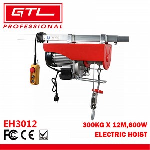 [Hot Item] Hoist Scaffold Crane Lift Hoist Remote Control Power System Electric Hoist with Steel Wire Overhead Crane Garage Ceiling Pulley Winch (EH3012)