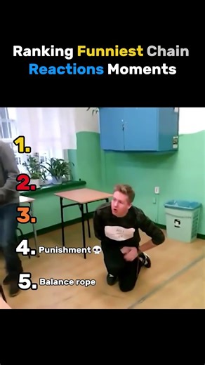 Ranking Funniest Chain Reactions Moments🤣 #shorts #viralshorts