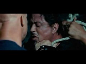 The Expendables fight scene