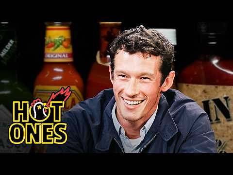 Callum Turner Keeps It Simple While Eating Spicy Wings | Hot Ones