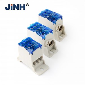 [Hot Item] Ukk 80A Brass Conductor Power Distribution Screw Terminal Blocks