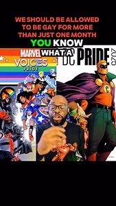 #MarvelVoicesPride and #DCPride is cute and all for these companies to do, but it’s not enough. More should be and needs to be done. Queer superheroes deserve as much as a push and spotlight that non queer heroes always tend to get. MAKE IT GAYER! #DCComics #MarvelComics #Pride #gaygeek #lgbtq #comics #ForYourPride @marvelcomics @dcofficial | Black Gay Comic Geek