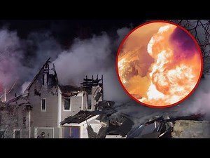 Bystander, police alert residents to burning home