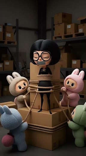 Labubu works chocolate factory | Animation