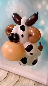 Balloon cow did not sign up for this. 🐮👽😳 | With a Twist Balloon Creations